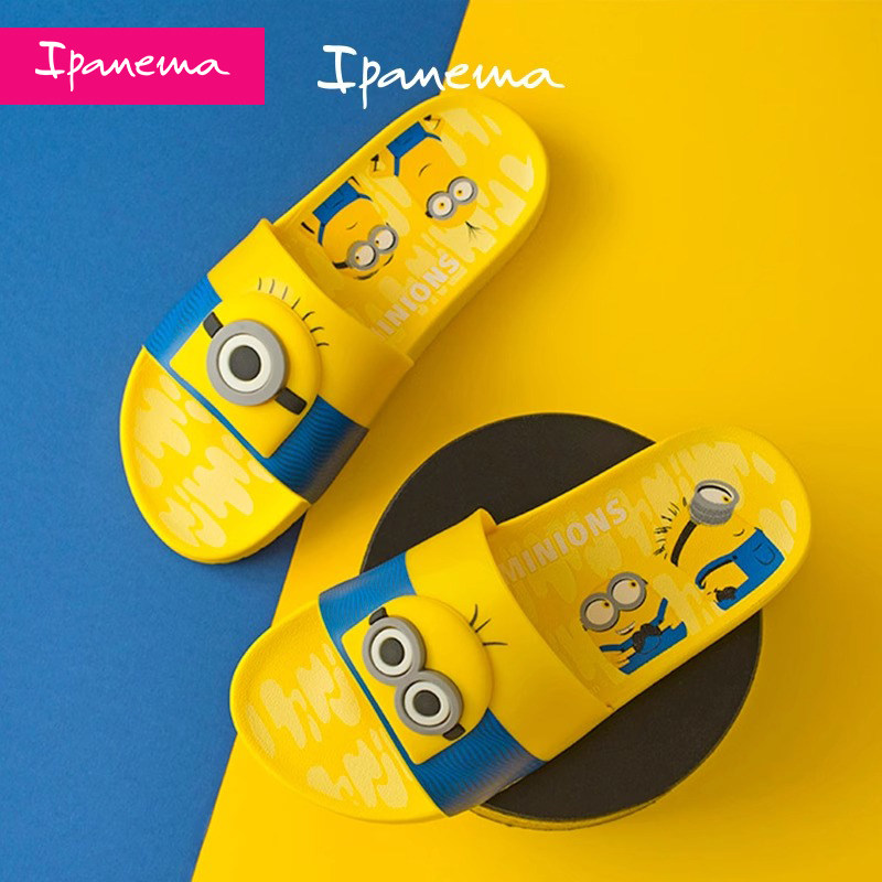 Ipanema依帕小黄人卡通一字拖大童软底休闲外穿童鞋沙滩拖鞋22387,童鞋/婴儿鞋/亲子鞋,儿童凉拖鞋,淘宝优惠券,粉丝福利购,淘宝优惠卷