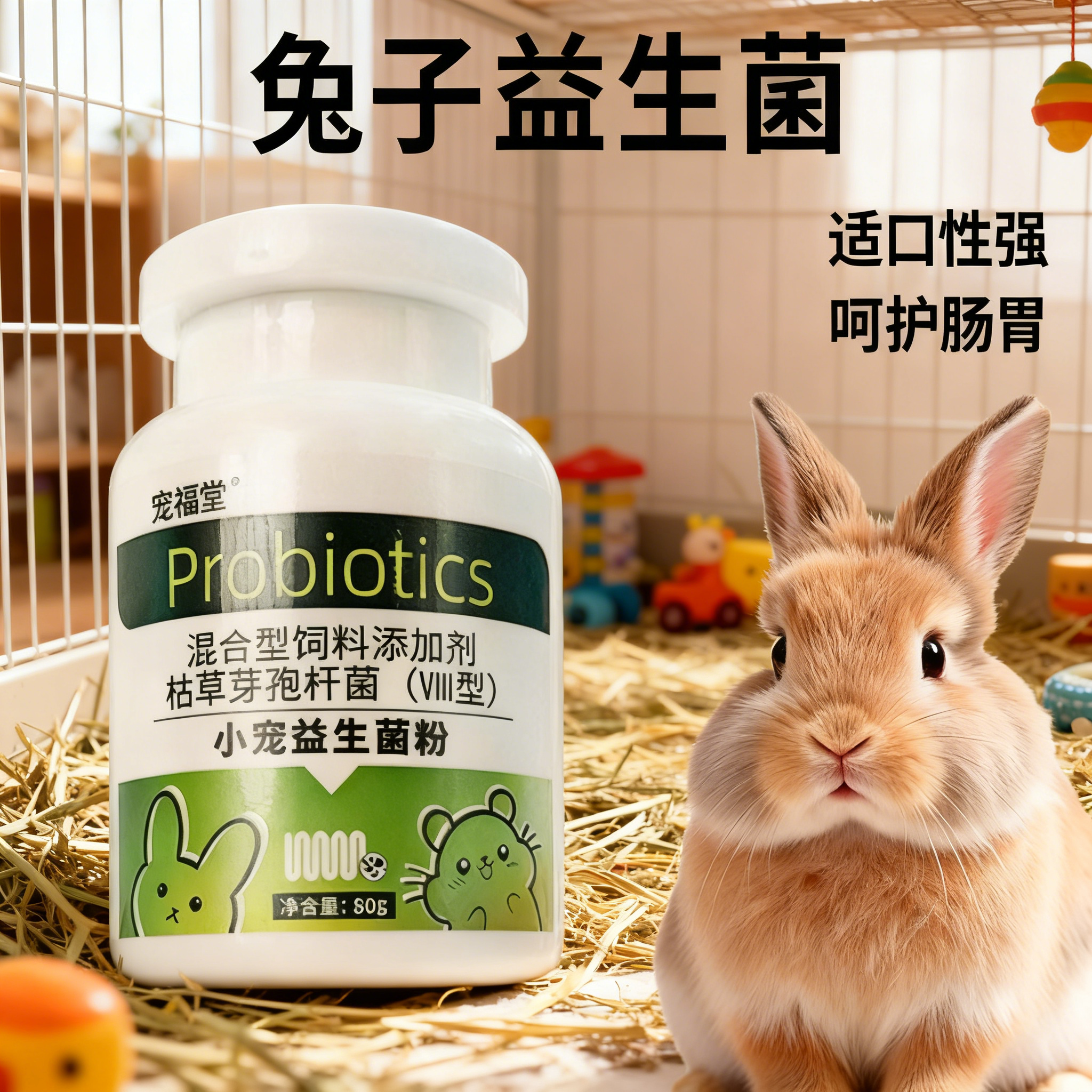 兔子益生菌调理肠胃预防改善消化侏儒专用宠物保健品助增食欲,宠物/宠物食品及用品,兔兔保健品,淘宝优惠券,粉丝福利购,淘宝优惠卷