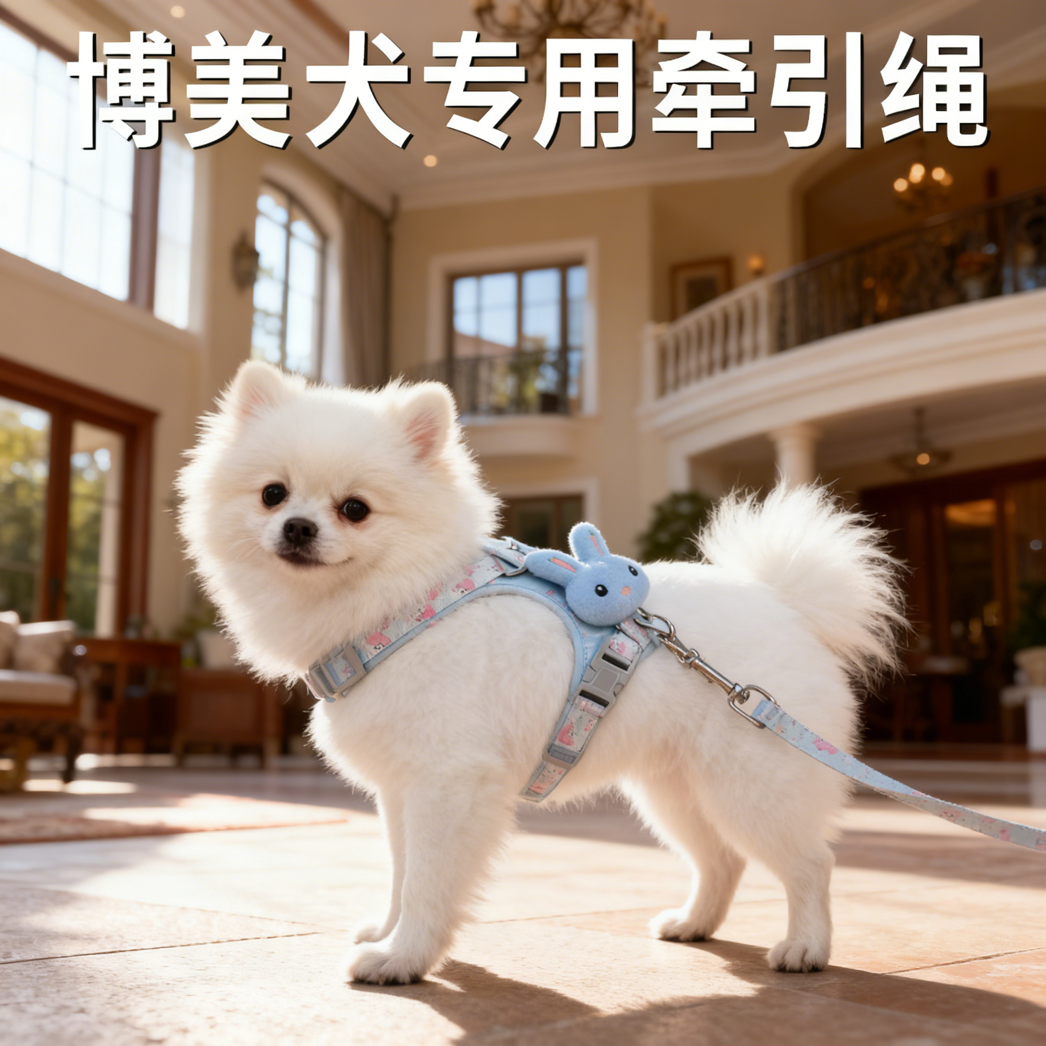 博美犬专用工字型胸背带小体型犬幼犬外出耐咬遛狗牵引绳宠物用品,宠物/宠物食品及用品,猫牵引绳,淘宝优惠券,粉丝福利购,淘宝优惠卷