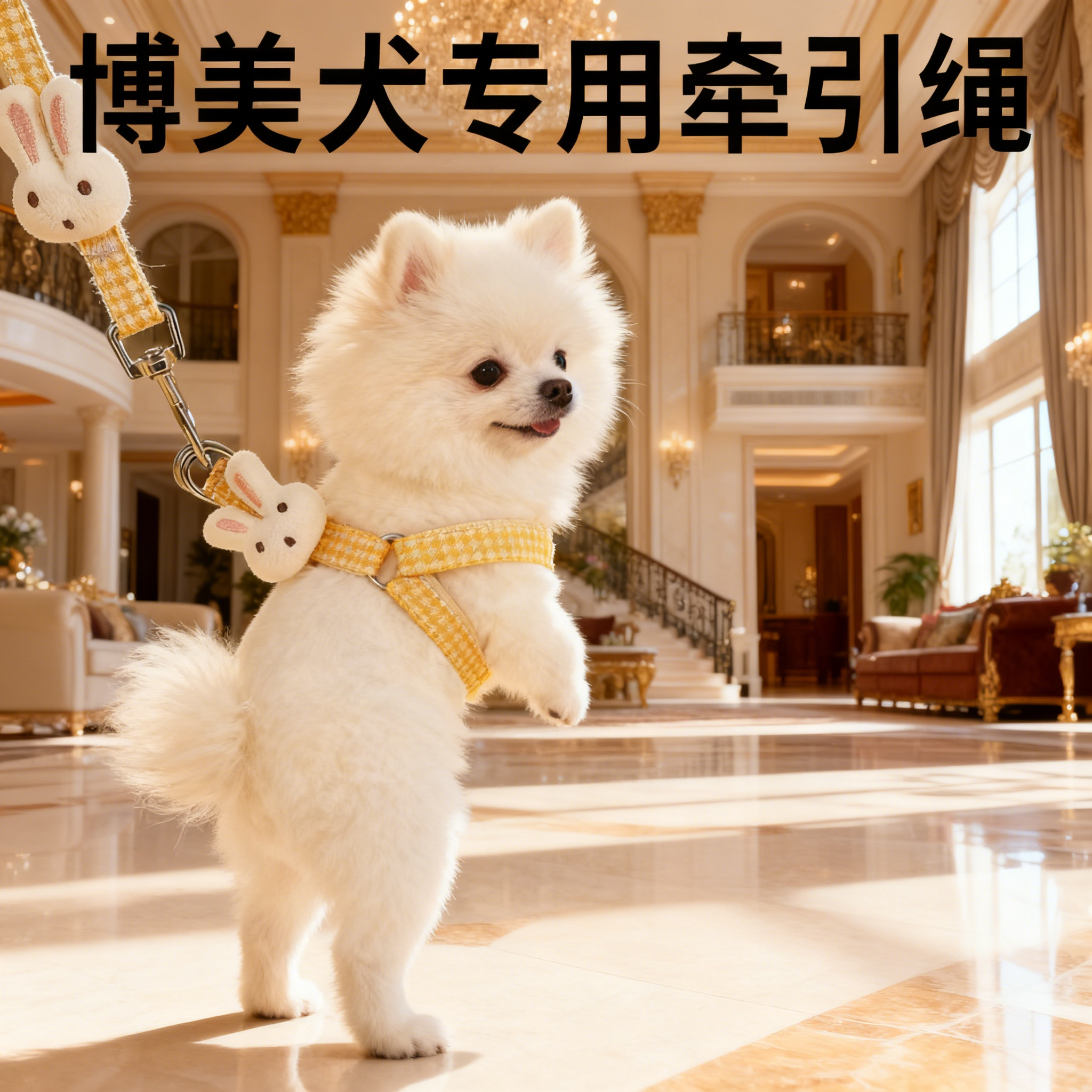 博美犬专用 Y 字型胸背带小型犬幼犬外出耐咬遛狗牵引绳宠物用品,宠物/宠物食品及用品,猫牵引绳,淘宝优惠券,粉丝福利购,淘宝优惠卷