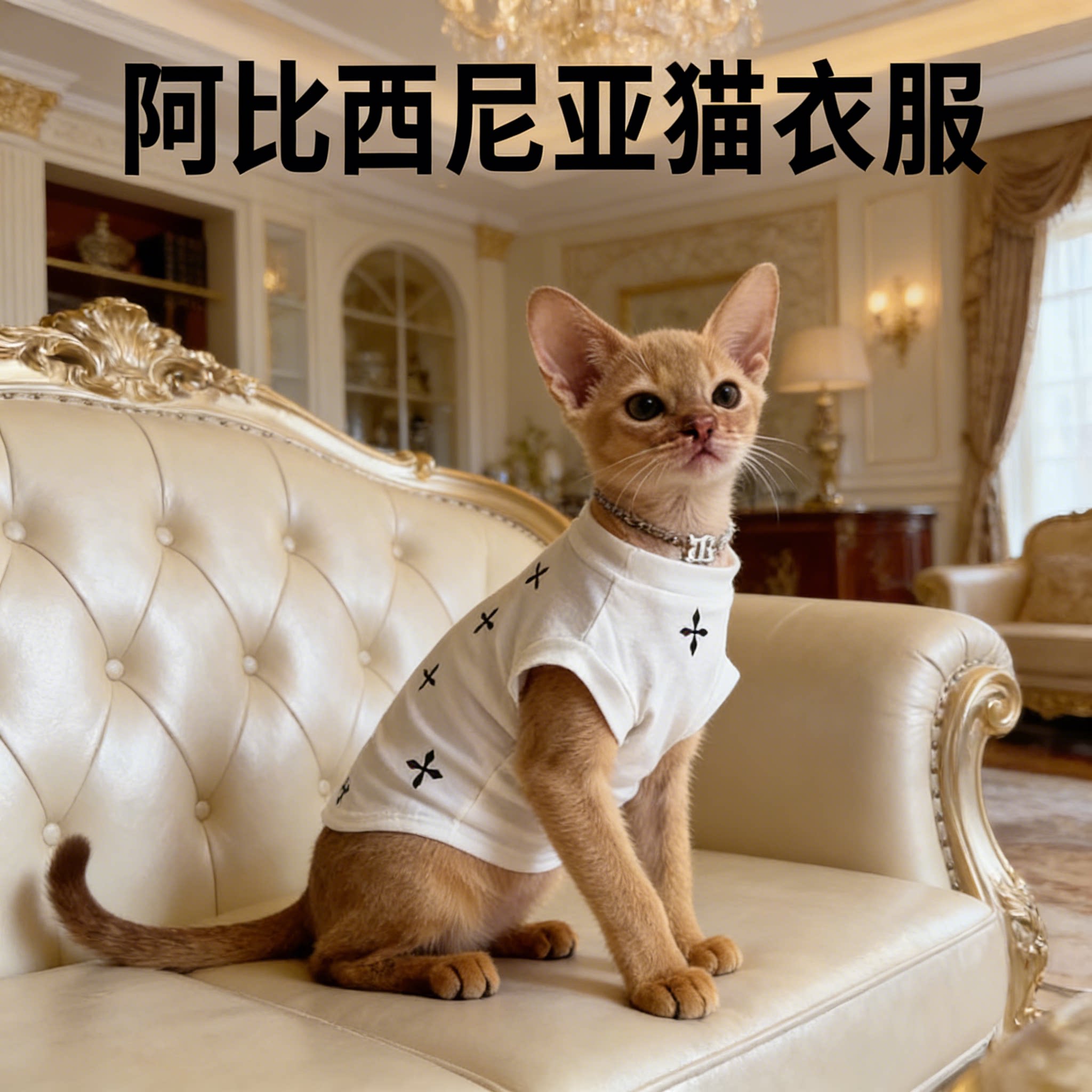 阿比西尼亚猫空调服薄款防掉毛