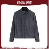 夹克外套双向拉链长袖 诺悠翩雅男士 无衬里山羊皮新款 LoroPiana