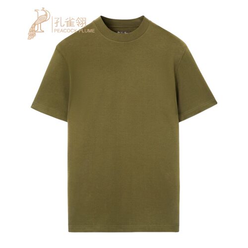 LoroPiana/诺悠翩雅男士短袖T恤棉质海滨风情新款休闲舒适上衣