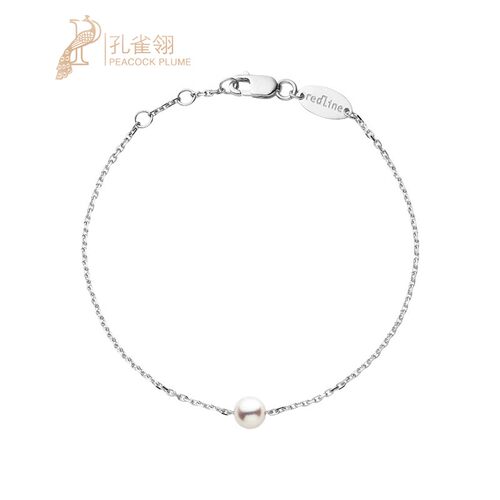 红绳女士圆形珍珠金链制手链