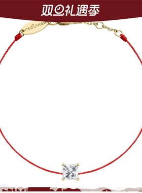 RedLine/红绳女士螺纹手链首饰阳光灿烂钻石温暖黄金自信活力新款