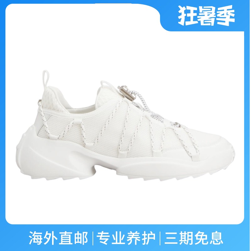 RogerVivier/罗杰维维亚女士运动休闲鞋网眼系带水晶搭扣新款