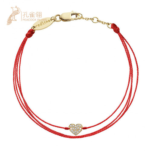 redline/红绳女士克拉圆形钻石