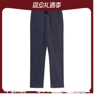 长裤 Loro 拉绒棉质和羊绒混纺针织慢跑裤 诺悠翩雅男裤 Piana