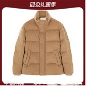 LoroPiana 诺悠翩雅男士 夹克外套加绒绗缝立领防风保暖羊绒新款