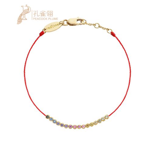 玛丽莲彩虹蓝宝石前卫时尚手链