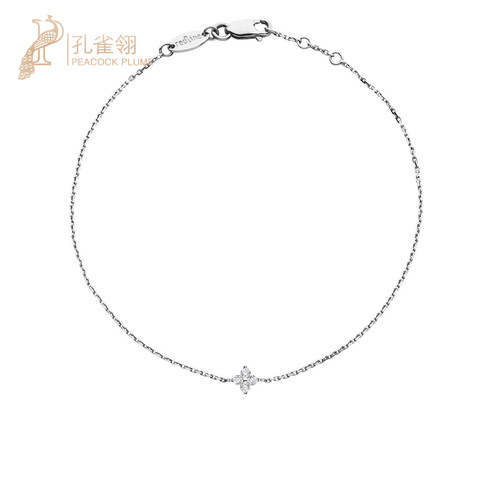 红绳女士时尚风克拉圆形手链