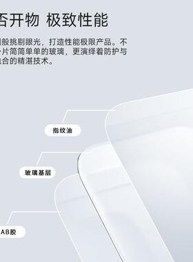a爱否水滴弧边iPhone16e/15大弧边新款化膜16ProMx防指纹苹爱否 果13手机全系膜高清覆 覆大盖手机保护膜爽滑
