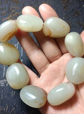 黄沁皮籽料原石随形大号手串