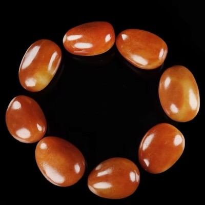 黄沁皮籽料原石手链手串