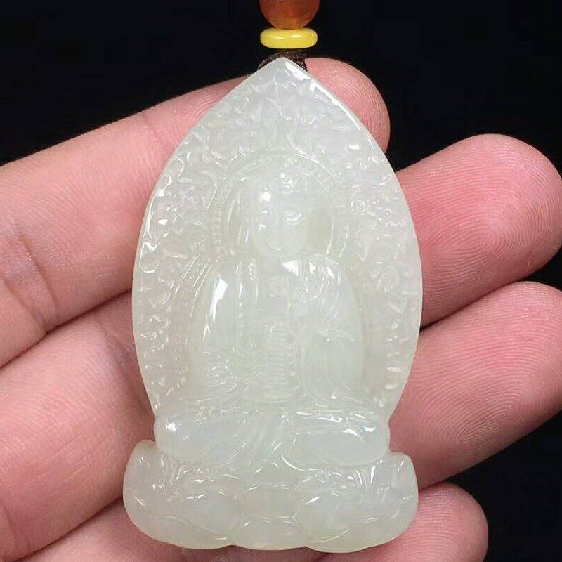 挂件女款吊坠苏州新疆和田玉送证