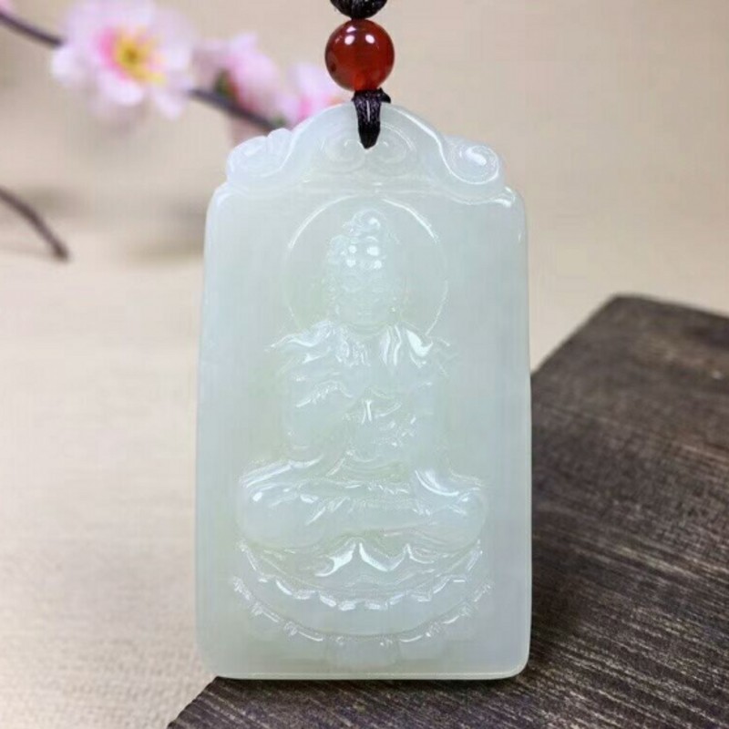 男女款天然观音新疆和田玉包邮