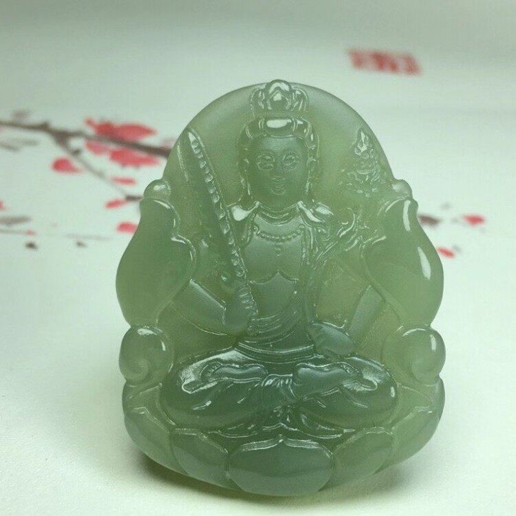 十二生肖本命佛虚空藏新疆和田玉