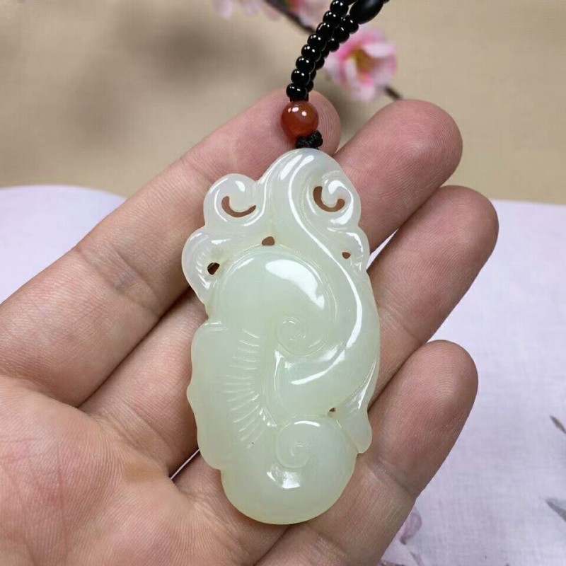天然男女款项链如意新疆和田玉