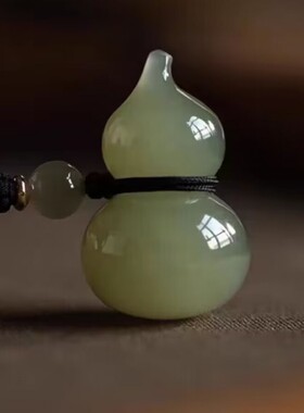 青玉招财福禄葫芦吊坠