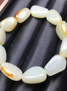 正品新疆和田玉手链男款