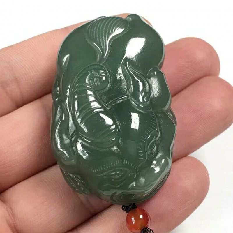 苏州招财纳福情侣新疆和田玉送证
