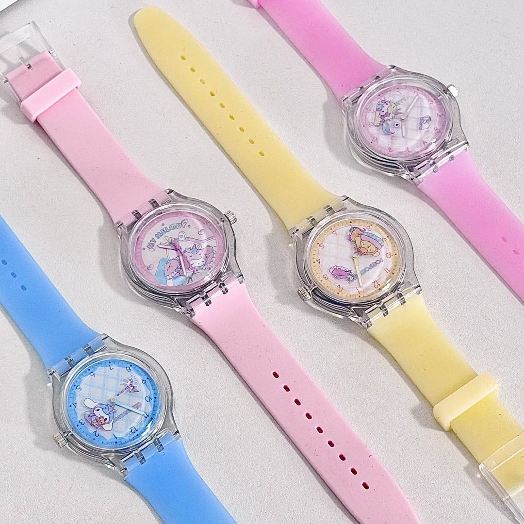 正版三丽鸥星愿童话系列手表盲盒潮玩儿童电子表可爱女生腕表礼物
