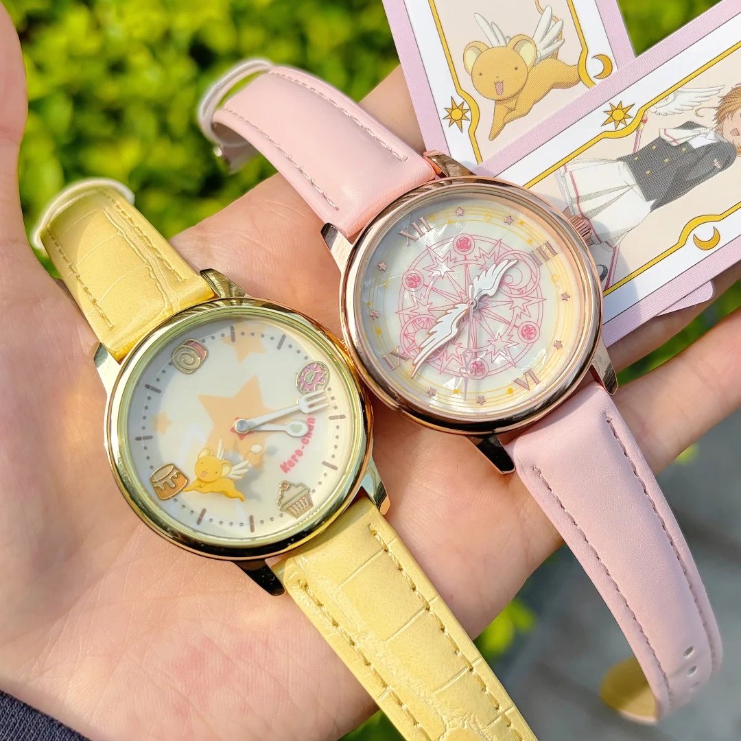 正版TOPTOY魔卡少女樱透明牌篇手表盲盒摆件可爱礼物学生腕表送人