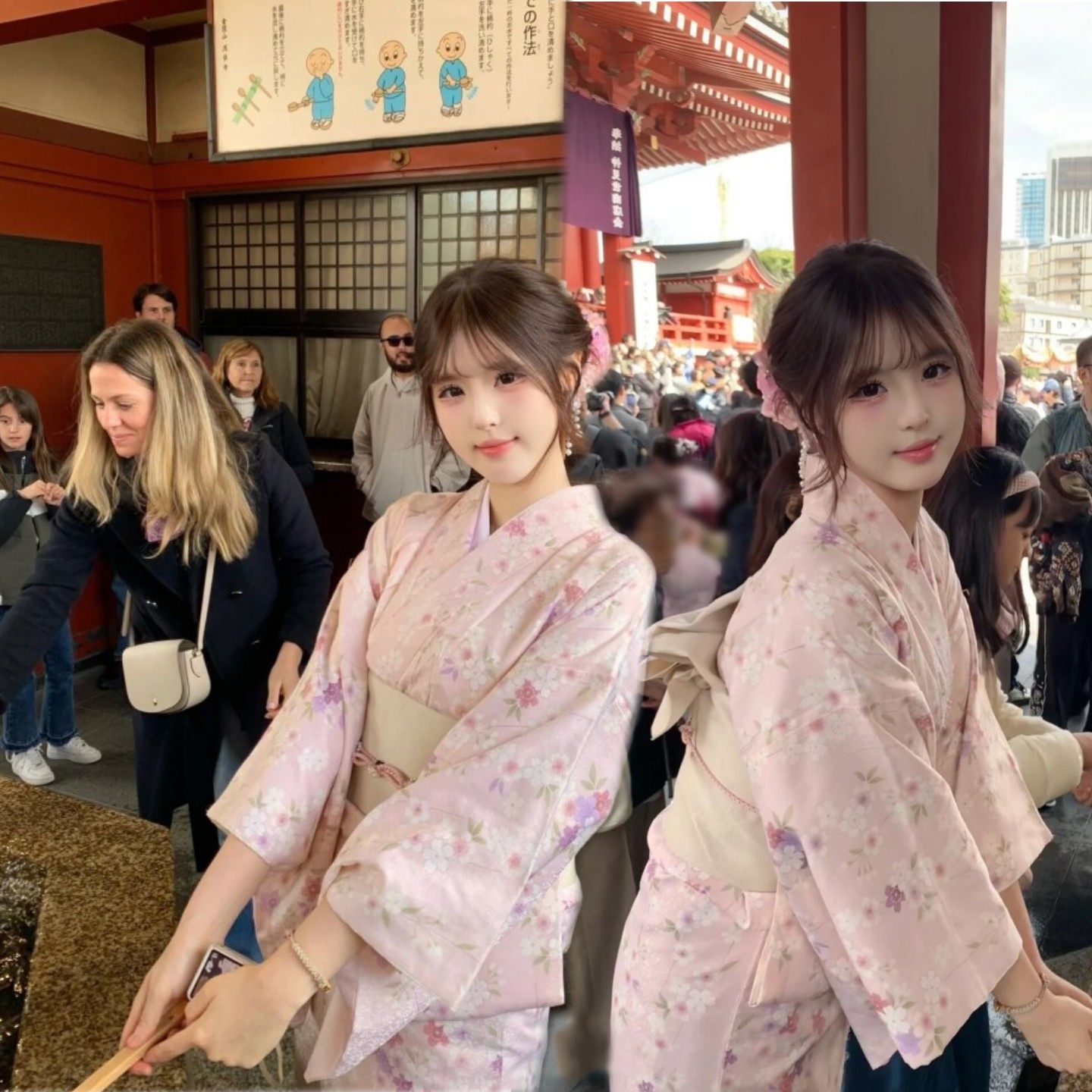 新款改良和服日系摄影拍照