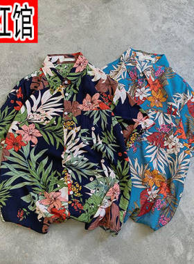 碎花海边度假ins夏威夷休闲衬衣