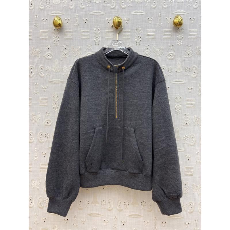 立领拉链卫衣女宽松显瘦百搭休闲短外套时髦美式复古短衣不挑人