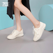 白色运动鞋 马内尔休闲鞋 女春秋轻便厚底防滑百搭ins休闲鞋 G12081