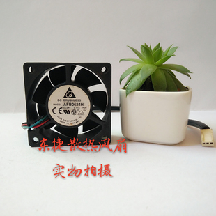 台达 AFB0624H-R00 24V 0.11A 6CM 6厘米 6025 3线报警变频器风扇