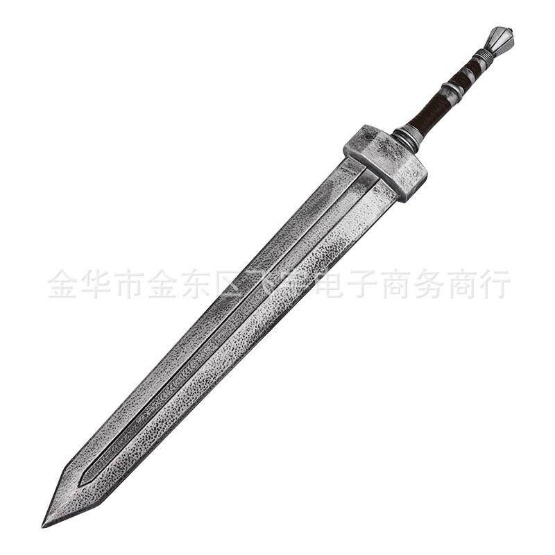 艾尔登法环嘎子剑巨剑老头环中格斯武器斩龙剑剑风传奇pu刀剑玩具