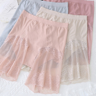 二合一打底裤 夏季 胖mm200斤内裤 无痕收腹提臀安全裤 女防走光大码