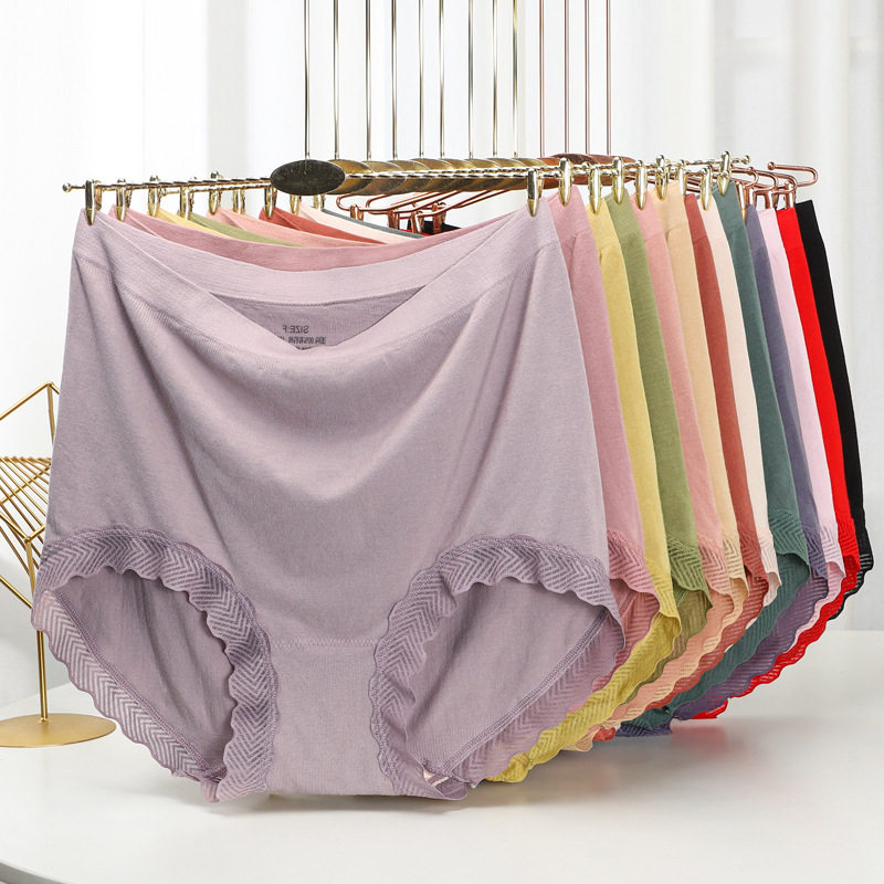 高腰大码中老年200斤无缝内裤女