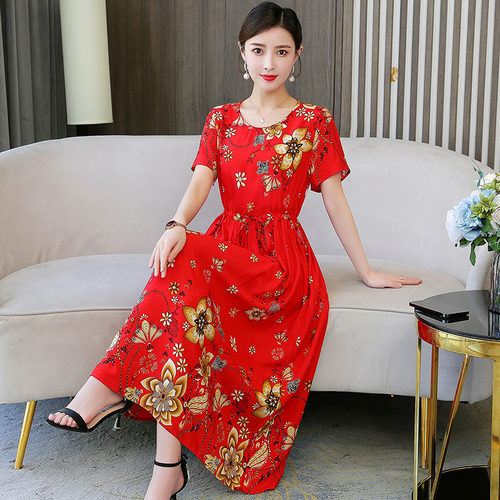 棉绸连衣裙时尚洋气测试推荐