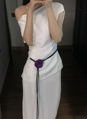 【绝美紫色】可调节腰带腰间配饰