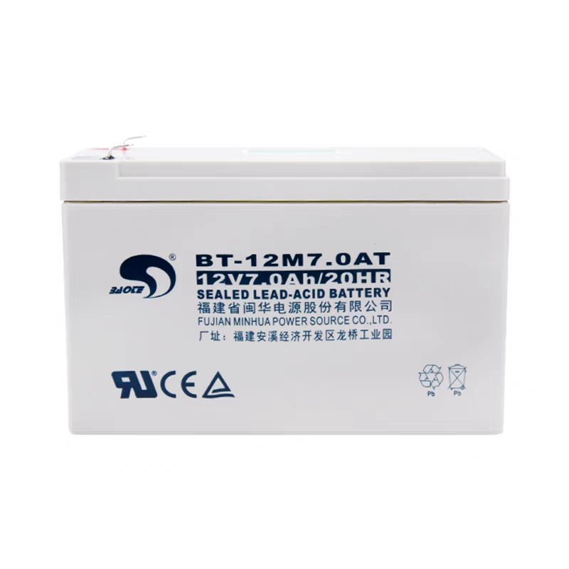 赛特蓄电池BT-12M7.0AT 12V7AH电梯平层应急消防主机UPS铅酸免维
