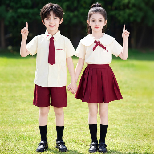 六一儿童节表演服夏季JK制服班服校服园服合唱毕业照学院风演出服