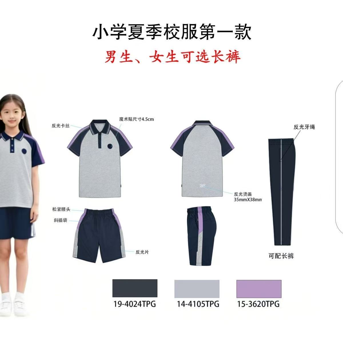 小学生校服运动会演出服辽宁沈阳市统一开学季班服夏季短袖表演服