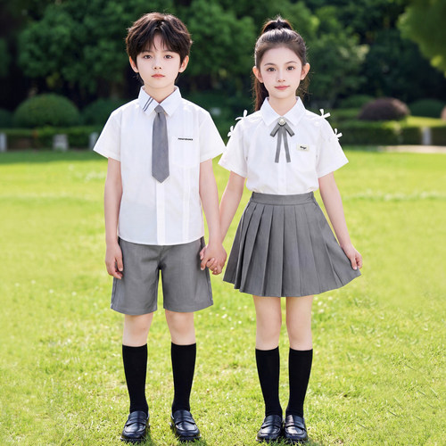 六一儿童节表演服夏季JK制服班服校服园服合唱毕业照学院风演出服