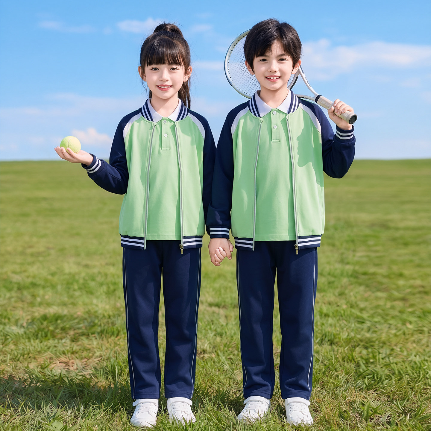 辽宁鞍山市小学生班服统一开学季校服演出服套装春秋外套新款学院
