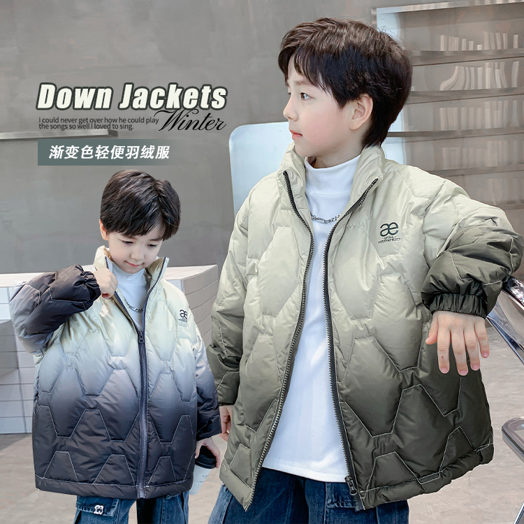 羽绒服男童白鸭绒时髦