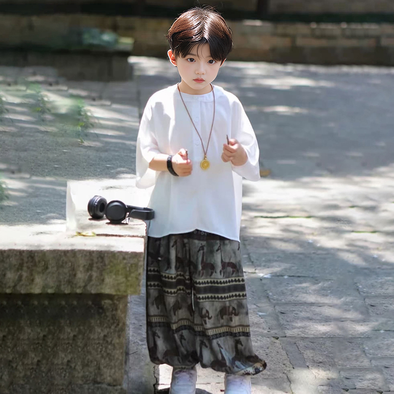 男童短袖套装夏季新款儿童两件套
