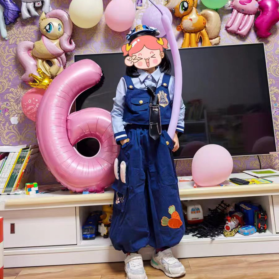 男女童套装疯狂动物城元旦演出服女童朱迪兔子警官儿童cos表演服