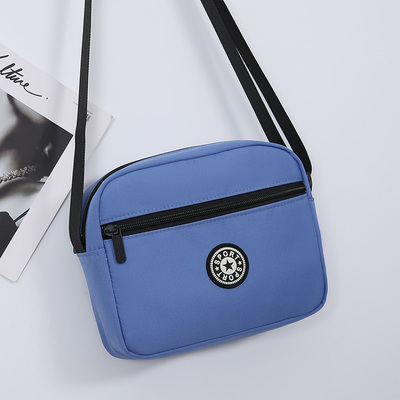 单肩斜挎帆布手机零钱包迷你小包包女2025新款时尚简约百搭小方包