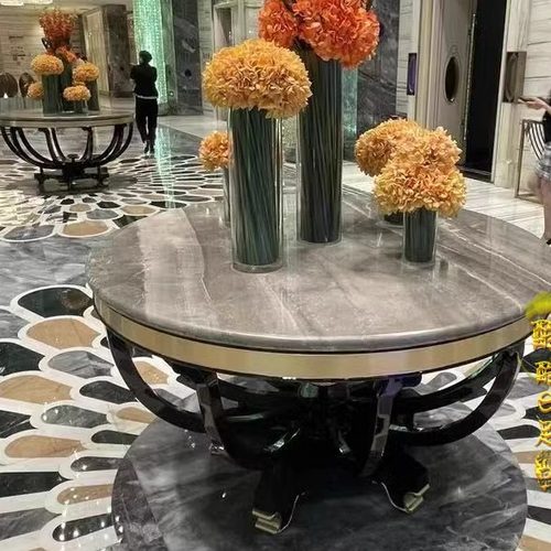 售楼大厅摆台酒店风水所花桌