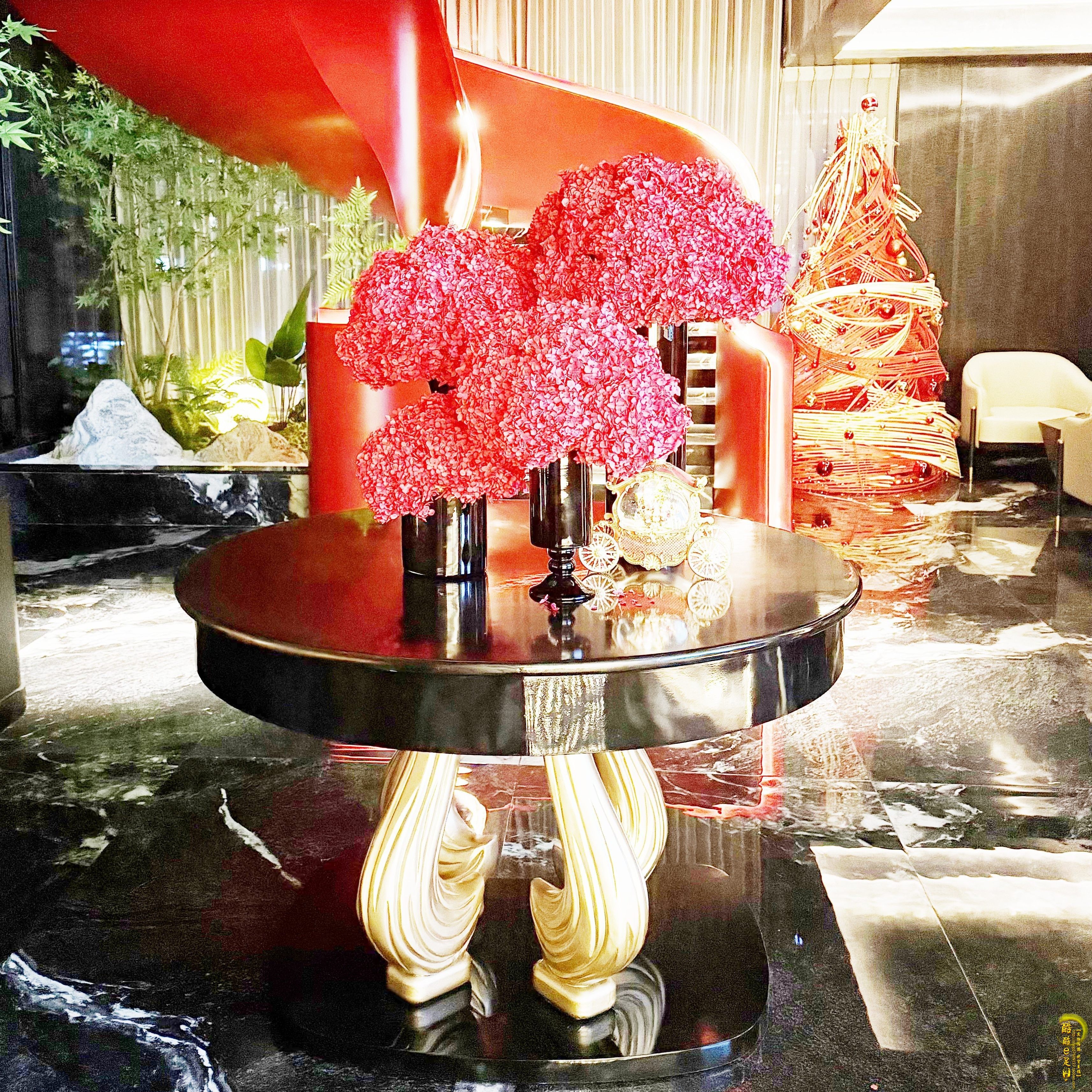 酒店艺术大圆桌大堂风水台展示桌入户花台桌装饰摆台玄关端景台,商业/办公家具,商用休息区家具,淘宝优惠券,粉丝福利购,淘宝优惠卷