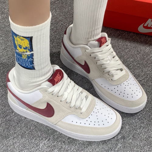 NIKE/耐克 COURT VISION LO女子低帮轻便运动休闲板鞋 FQ7628-100