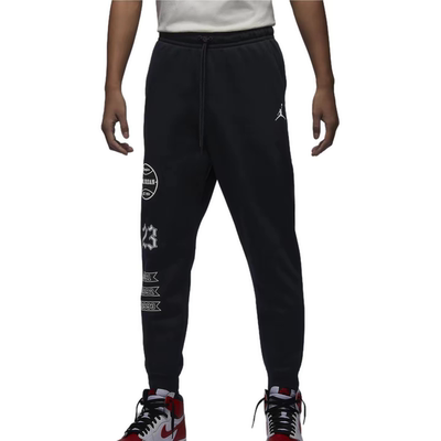Nike/耐克 JORDAN 男子运动休闲印花针织加绒束脚长裤 FN4620-010